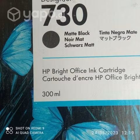 Tintas HP 730 colores originales de 300ml - Imagen 2