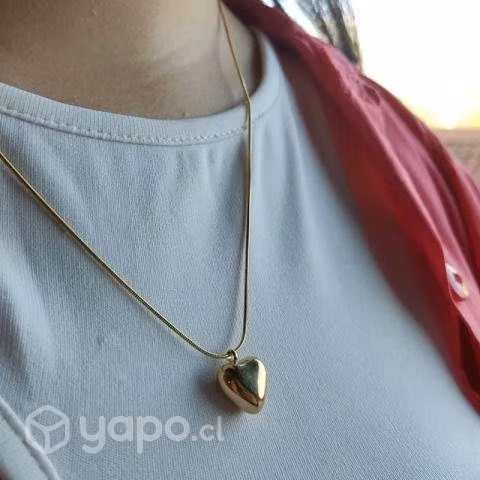 Collar de corazón en Acero Inoxidable 316L - Imagen 2