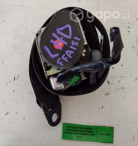Cinturon Seguridad Izq C/Airbag Fiat Fiorino Fire