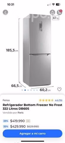 Refrigerador Mademsa