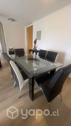 Comedor de vidrio 6 sillas