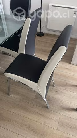 Comedor de vidrio 6 sillas