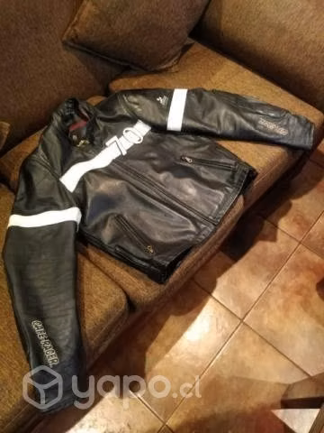 Chaqueta Moto Cuero