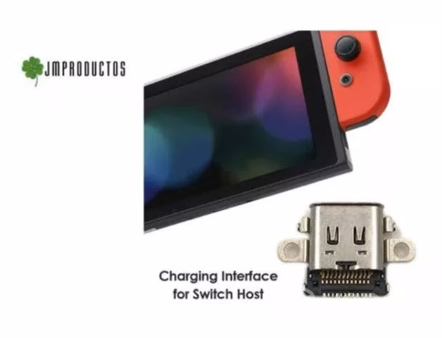 Pin Carga Para Nintendo Switch Tipo C Entrada De C - Imagen 2