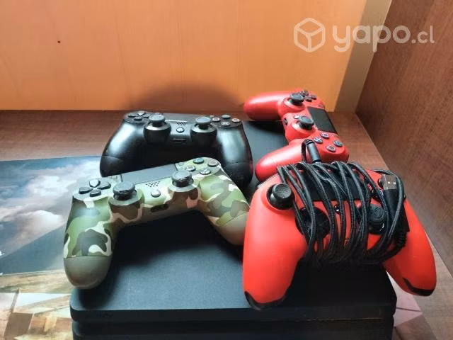 Play 4 con 2 controles y 12 juegos