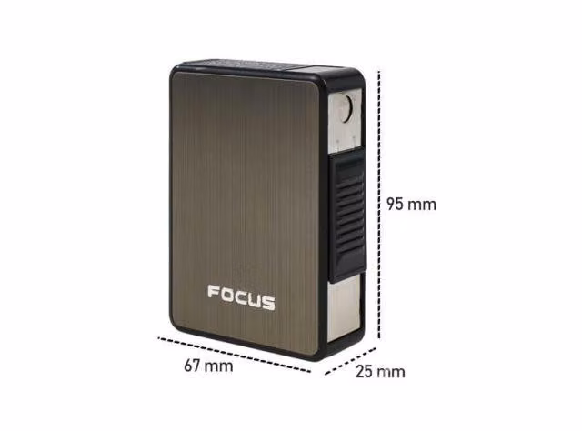 Cigarrera Con Cargador Recargable Usb