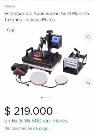 Estampadora 5 en 1