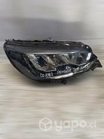 Foco óptico rh Peugeot 