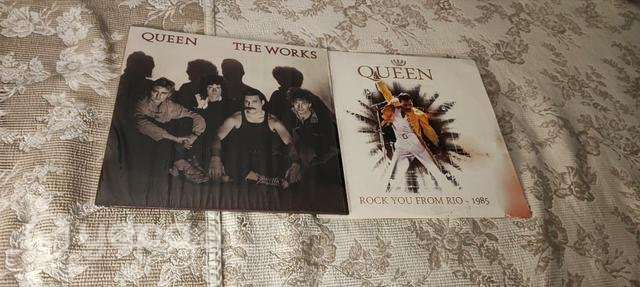 Colección completa vinilos queen+tornamesa+parlant