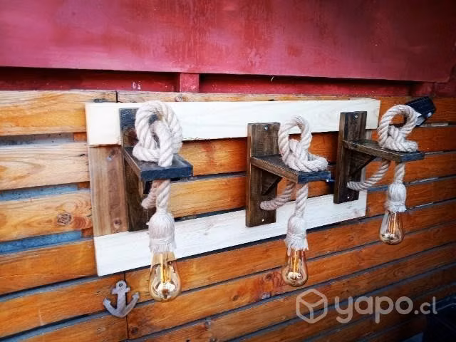 Lumimarias Rusticas con Ampolletas - Imagen 4