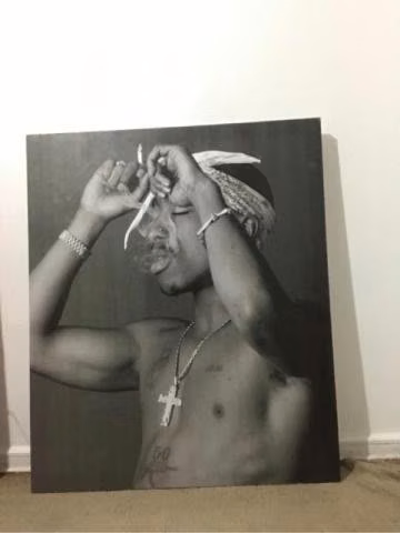 Cuadros Marilyn Monroe y 2pac