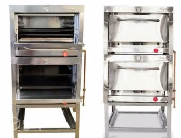 Horno industrial 2 camaras acero inoxidable