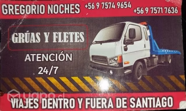 Servicio de gruas fletes
