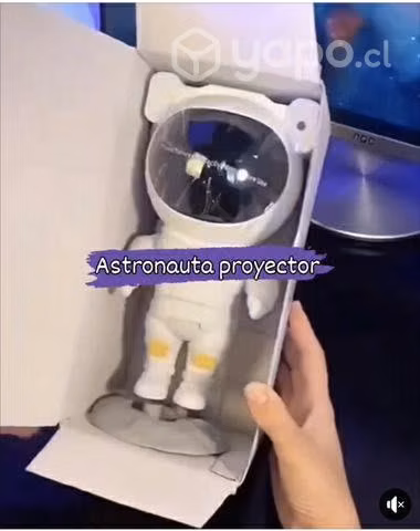 Astronauta universo proyector