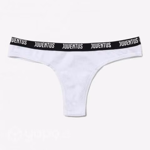 Juventus Tanga Mujer - Negra - Estampado