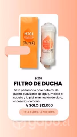 Filtro de duchas