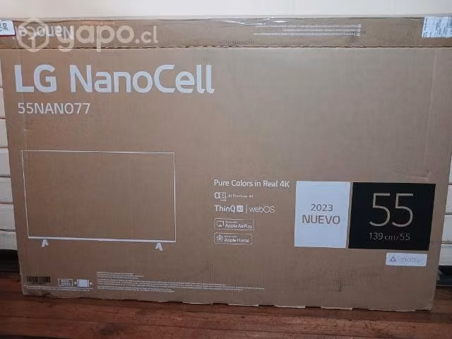 Smart tv lg 55" nanocell 4k UHD 2023, NUEVA
