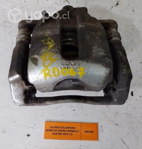 Caliper Delantero Der (RD067) Renault Duster 2019