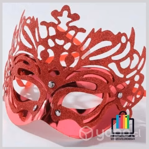 Máscara Facial con Diseño Brillante