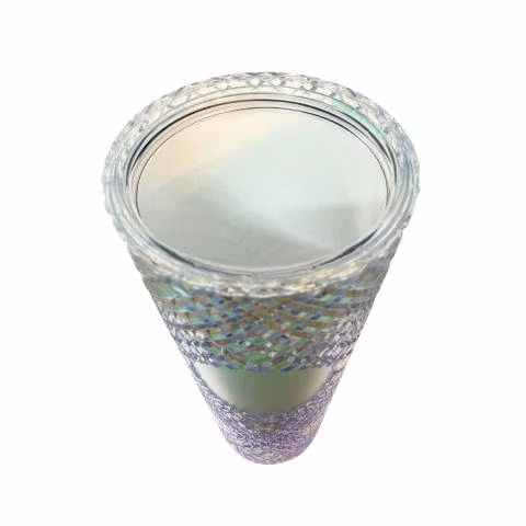Vaso Térmico Celeste Glitter Tipo Starbucks 700ml - Imagen 5