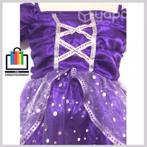 Vestido de Princesa Violeta
