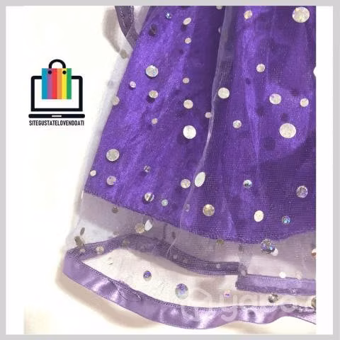 Vestido de Princesa Violeta