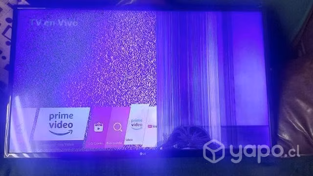 Smart TV LG pantalla dañanada