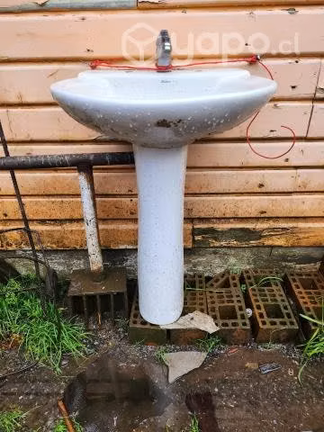 Lavamanos con pedestal - Imagen 2