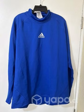 Polera Compresión Adidas Azul