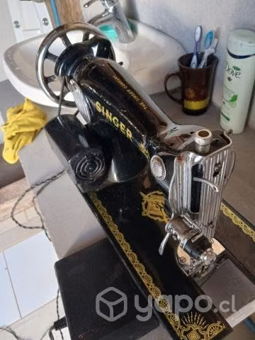 Maquina Singer con su pedalera - Imagen 2
