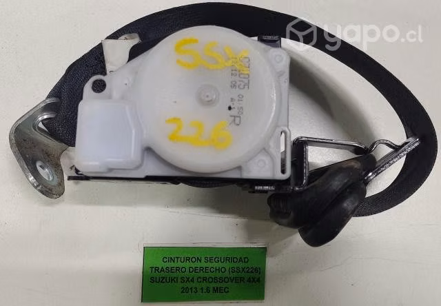 Cinturon Seguridad Trasero Derecho (SSX226) Suzuki
