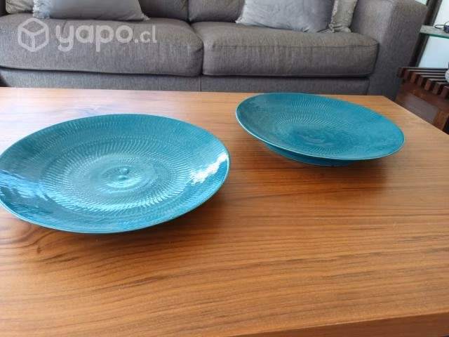 Platos Decoración Turquesa