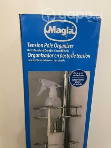 Organizador acero Inoxidable Baño