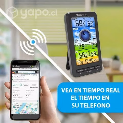 Estación Meteorologica 2 Sensores Interior Wifi