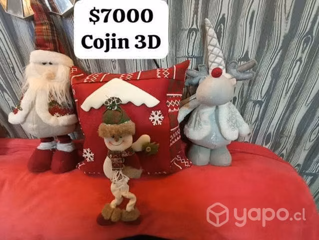 Se venden cojines navideños