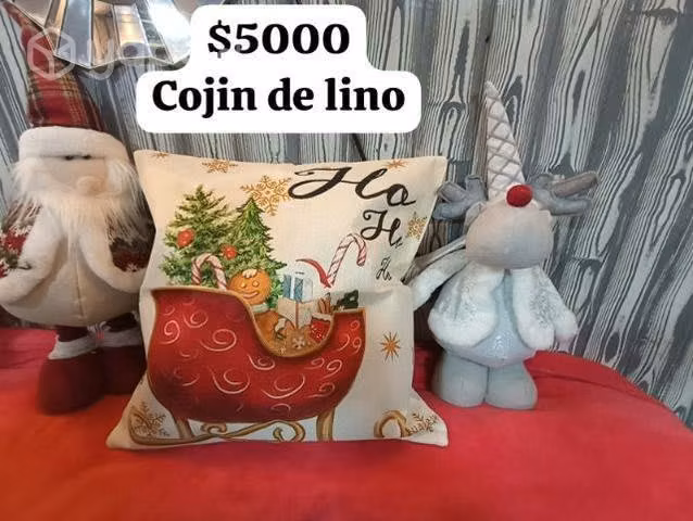 Se venden cojines navideños