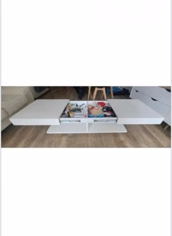 Mesa de centro blanca