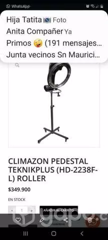 Climazon pedestal.uso para peluqueros casi nueva - Imagen 2