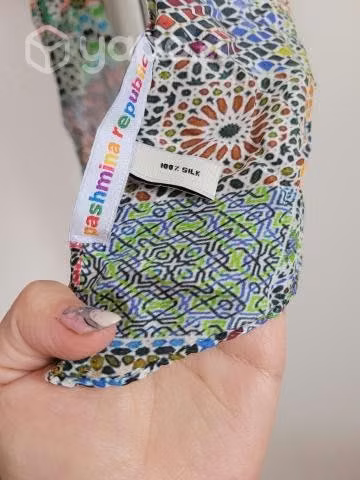 Pañuelo Seda multicolor - Imagen 2