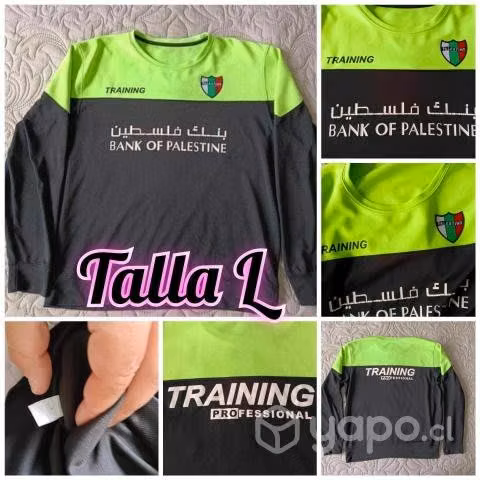 Poleron Training Palestino Talla L