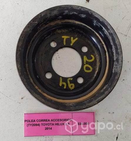 Polea Correa Accesorios (TY2094) Toyota Hilux 2.5