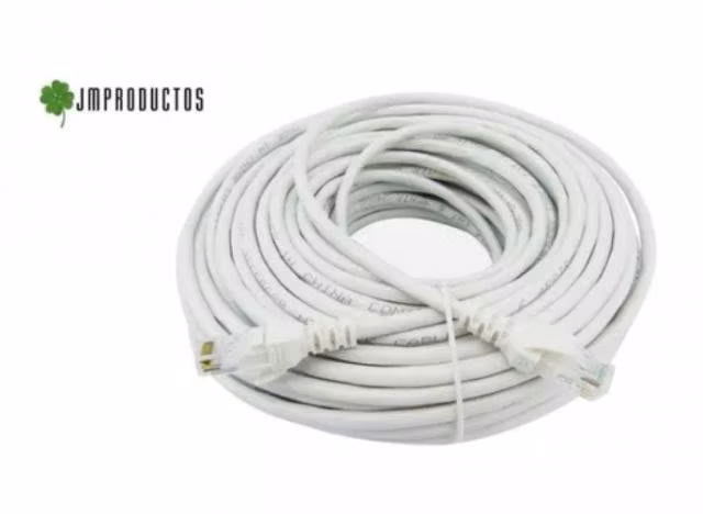 Cable De Red Ethertnet 30 Metros Rj45 Cat6