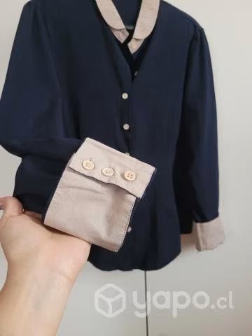 Blusa azul marino