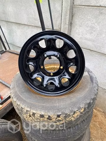 4 Llantas de fierro Suzuki, Lada Niva, Dahiatsu