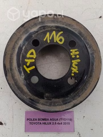 Polea Bomba Agua (TYD116) Toyota Hilux 2.5 2015