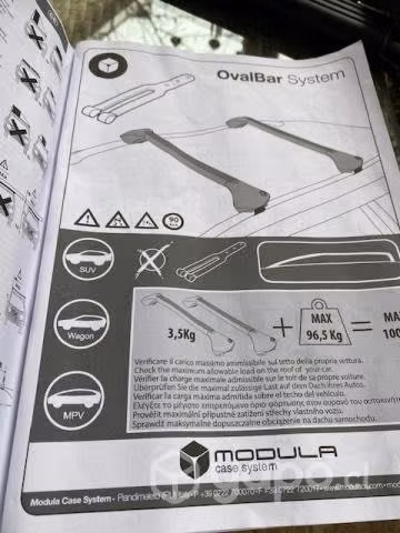 Barra Porta Equipaje Suv Modula Ovalbar Open