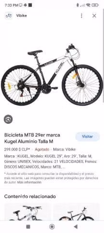 Bicicleta aro 29