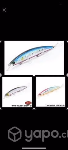 Señuelo pesca corvina y lenguado pack 3