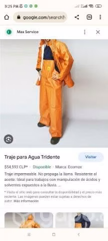 Traje de agua tridente