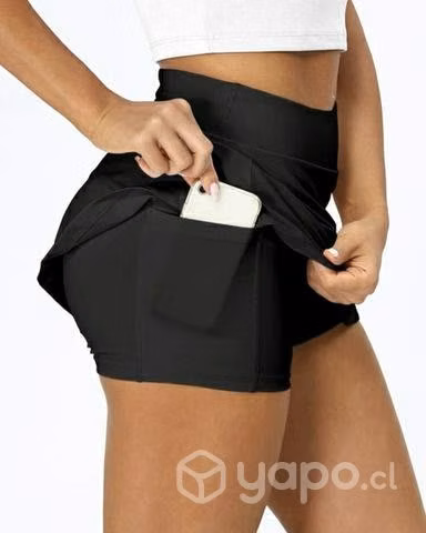 Falda Short Pádel Tennis Gym Running - Imagen 4